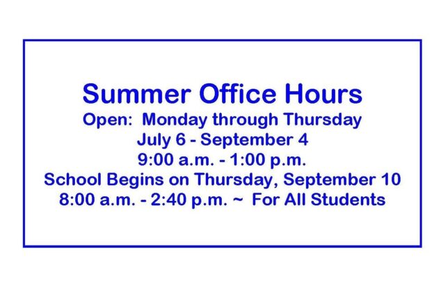 Summer Office Hours 2026 a